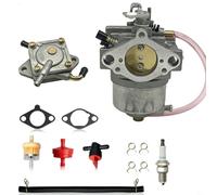 WIIYENA Kit completo de carburador y bomba de combustible para motores Kawasaki FB460V, reemplaza 15003-2796 15003-2777 15003-2467, piezas de metal de alto rendimiento