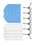 WIIYENA Kit de repuesto de filtros, paños de fregona y cepillos laterales para robot aspirador EZVIZ RE4, RE4 Plus, RE5, RE5 Plus