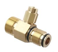 WIIYENA Montaje de salida con válvula de refuerzo y cuerpo de inyector de jabón para modelos de lavadora a presión DXPW3025 DXPW3228 conector de metal de 22 mm