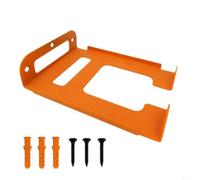 WIIYENA Montaje en pared para soporte de gancho de cortacésped resistente, equipo eléctrico de jardín y almacenamiento de herramientas en garaje o cobertizo, para naranja (1 unidad)