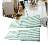 WIIYENA Paquete de 2 almohadillas de repuesto de microfibra para mopa húmeda y seca, para trapeador Libman, reutilizables y lavables a máquina, 19 x 6.4 pulgadas