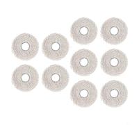 WIIYENA Paquete de 4/10 almohadillas reutilizables para mopa Cecotec para aspiradoras robot Conga 11090, almohadillas de repuesto lavables para fregona de tela de fregona fuerte absorción de agua