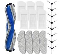 WIIYENA Piezas de aspiradora para Bosch para Spotless BCRC1W BCRD1W para BCRC2W BCRD2W Robot Aspirador Repuesto Lateral Cepillo principal Filtro trapeador (B)