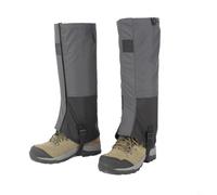 WIIYENA Polainas para piernas al aire libre, cubiertas de zapatos antidesechos para condiciones húmedas y frías, ideal para camping, pesca y terrenos de desierto o nieve (gris)