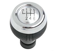 WIIYENA Pomo de palanca de cambios de 6 velocidades para Mini Cooper R55 R56 R57 R58 diseñado para durabilidad y fiabilidad a largo plazo (plateado)