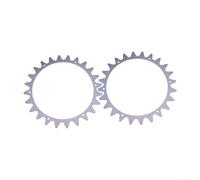 WIIYENA Puntas de tracción de acero inoxidable para cortacésped robótico Worx para Landroid S/M (2 unidades con 12 clavos)