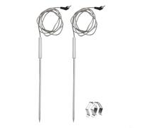 WIIYENA Sonda de carne de repuesto para ThermoPro TP-17 TP27, sensor rápido de acero inoxidable 304, longitud total de 205 cm (2 piezas)