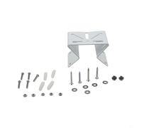 WIIYENA Soporte de esquina de metal para cámaras de seguridad, compatible con Eufy S340 y para reflector de anillo, para kit de instalación interior y exterior