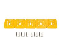 WIIYENA Soportes de batería para DEWALT 20 V 60 V Series DCB200 DCB201 DCB202 pared con tornillos Organizador de almacenamiento de montaje en pared