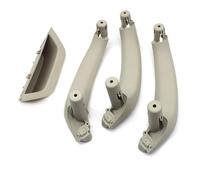 WIJHJET Coche Manija Puerta Interior Juego 4 Cubiertas Para Manijas Puertas Interiores Coche Para X3 X4 F25 F26 2010-2016 LHD RHD(LHD Creamy Set)