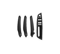 WIJHJET Coche Manija Puerta Interior Juego 4 Piezas Para E70 E71 E72 X5 X6 Serie 2007-2013 Manija Interior Puerta Coche LHD RHD(Model A RHD Black)