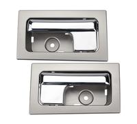 WIJHJET Coche Manija Puerta Interior Para Ford Para F150 2009 2010 2011 2012 2013 2014 Tirador Puerta Interior Izquierdo Derecho AL3Z-1522601-BC FL AL3Z-1522600-BC(1 Pair Silver Grey)