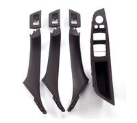 WIJHJET Coche Manija Puerta Interior Para Serie 5 F10 F11 523i 525i 528i 530i 2010-2017 LHD RHD Juego Manijas Interiores Reposabrazos Puerta Coche(RHD Black)