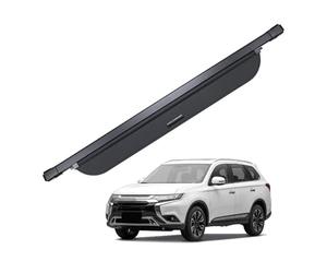WIJHJET Cubierta Carga Maletero Trasero Estante Cortina para Mitsubishi para Outlander Manual 2013-2021: Cubierta Retráctil para Maletero, Portaequipajes, Visor Anti-Espionaje.(Canvas)