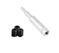 WIJHJET Extensor Pomo Cambio Marchas Aluminio 133 Mm Palanca Cambios Manual M10x1,5 Accesorios Para Interior Coche Perilla Cambio Marchas(Plata)