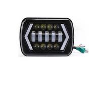 WIJHJET Faro Delantero Bombilla LED Faros Delanteros 55 W 7 X 6'' 5 X 7'' Resistente Al Agua Alto/bajo Halo Para Jeep Para Cherokee XJ Accesorios Iluminación Coche(1piece)