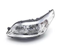 WIJHJET Faro Delantero Faro Delantero Coche Para Citroen Para C4 Restyling 2004-2008 2009 2010-2014 Parachoques Delantero(Left Side,Blanco)