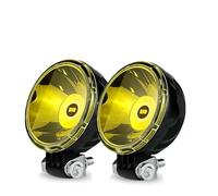 WIJHJET Faro Delantero Foco LED Trabajo 2 Piezas 3 Pulgadas Para Todoterreno Coche ATV Carreras Moto Camioneta Barco Antiniebla Redonda(2piece Spot Yellow)