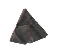 WIJHJET Funda Cuero Sintético Para Pomo Palanca Cambios AT MT Para Subaru Para Forester Accesorios Interiores Para Coche Perilla Cambio Marchas(Rojo)