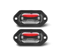 WIJHJET Juego Pilotos Traseros 2 Luces LED De 12V 24V Para Matrícula Luces De Posición Laterales Blancas Rojas, Freno Marcha Atrás Para Coche, Remolque, Camión Camioneta Tractor.