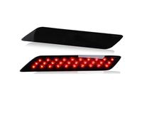 WIJHJET Luz Trasera 1 Par De Luces LED Reflectoras De Parachoques Trasero Para Civic Sedan 2013 2014 2015 Lámpara De Freno De Parada Trasera Accesorios De Coche Pilotos Traseros(2piece Smoke LENS)