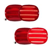 WIJHJET Luz Trasera 4x Para Chevrolet Para Corvette C4 1991-1996 ZR-1 1990-1995 Kit Luces Traseras LED Parachoques Trasero Luz Freno/intermitente/estacionamiento