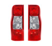 WIJHJET Luz Trasera Reflector De Parachoques Trasero Coche, Luz Trasera De Freno + Placa Circuito Para Ford Para Transit MK7 2006-2014 6C11-13405-AD 6C11-13404-AD Pilotos Traseros(A Pair)