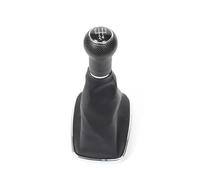 WIJHJET Para VW MK4 Para Jetta Para Bora Para Golf Para GTI R32 1998-2004 Pomo Cambio Marchas 5/6 Velocidades Funda Protectora Perilla Cambio Marchas(Black Silver 5-Speed)