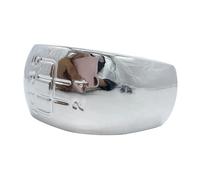 WIJHJET Perilla Cambio Marchas 5/6 Velocidades Emblema Tapa Cubierta Carcasa Para Palanca Cambios Para Octavia MK2 II 04-08 FL 08-11 Perilla Cambio Marchas(Silver-5-Speed)