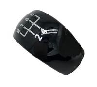 WIJHJET Perilla Cambio Marchas 5/6 Velocidades Emblema Tapa Cubierta Carcasa Para Palanca Cambios Para Octavia MK2 II 04-08 FL 08-11 Perilla Cambio Marchas(Black-5-Speed)