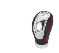 WIJHJET Perilla Cambio Marchas Cuero Para Automóvil 5/6 Velocidades Palanca Cambios Transmisión Manual Accesorios Interiores Perilla Cambio Marchas(Black B)