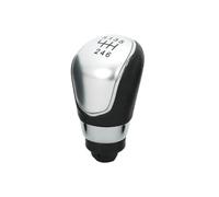 WIJHJET Pomo Cambio Marchas Para Fiesta 2008 2009 2010 2011 2012 Funda Protectora Para Palanca Cambios Accesorios Para Coche Perilla Cambio Marchas(6-Speed Silver Knob)