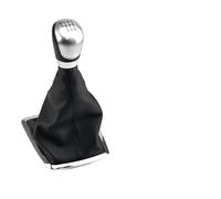 WIJHJET Pomo Palanca Cambios 5/6 Velocidades HandBall Para Focus 2 MK2 FL C-MAX 2006-2011 MK3 MK4 MK7 Galaxy Funda Protectora Perilla Cambio Marchas(6 Speed-Silvery-A)