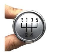 WIJHJET Tapa La Palanca Cambios 5/6 Velocidades Para VW Para Golf 4 Para Jetta MK3 MK4 Para GTI Para Bora Perilla Cambio Marchas(Silver-5 Speed)