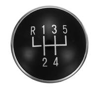 WIJHJET Tapa Pomo Cambio Marchas Manual Para Coche Color Negro 5 Velocidades Para Golf V MK5 2003 2004 2005 2006 2007 2008 Y 2009 Perilla Cambio Marchas