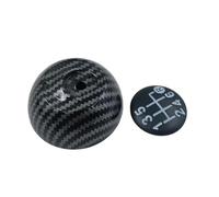 WIJHJET Tapa Pomo Palanca Cambios 5/6 Velocidades Para Fiat Para 500 500C 2007-2011 2012 2013 2014 2015 2016 2017 2018 Perilla Cambio Marchas(6 speed-carbon-fibre)