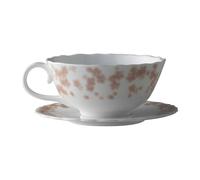 Wik & Walsøe Taza de té y plato Slåpeblom 30 cl Rosa