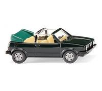 Wiking 0046 05 H0 Coche Modelo Volkswagen Golf I Cabrio, Verde Oscuro