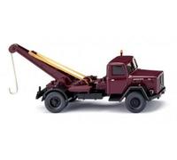 WIKING 063105 Magirus Camión Grúa De Arrastre Vino Tinto HO 1:87 NUEVO