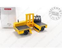 WIKING 066701 Carro Elevador Industrial Color Amarillo Con Residuos Lado