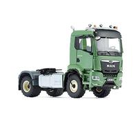 Wiking 077650 Camión de 2 Ejes Man TGS 18.510 4x4 BL, Metal/Plástico, 1:32, A Partir de 14 años, Incl. Sistema de Control de la presión de los neumáticos, Rejilla del radiador orientable, Verde