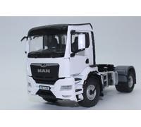 WIKING 077652 Camión de 2 ejes MAN TGS 18.510 4x4 BL, Modelo, 1:32, Metal,Plástico, A partir de 14 años, Muchas funciones, Incl. Sistema de control de la presión de los neumáticos, Rejilla del radiador orientable, Blanco