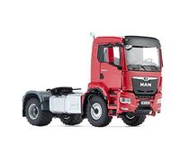WIKING 077653 Camión de 2 ejes MAN TGS 18.510 4x4 BL, Modelo, 1:32, Metal/Plástico, A partir de 14 años, Incl. Sistema de control de la presión de los neumáticos, Rejilla del radiador orientable, Rojo
