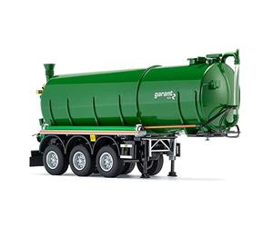 WIKING 077656 Semirremolque cisterna Kotte garant TSA 30.000, Modelo, 1:32, Metal/Plástico, A partir de 14 años, Muchas funciones, Soportes extensibles, Eje elevador funcional, Verde (Verde hoja)