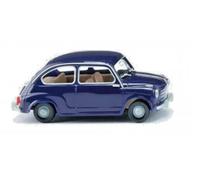 Wiking 009907 H0 Fiat 600 Modelo en Miniatura Azul Oscuro 1:87 ¡No es un Juguete!