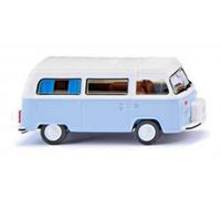 Wiking 31804 VW T2b Furgoneta Camping - Blanco Azul / Blanco, HO, Nuevo 2025