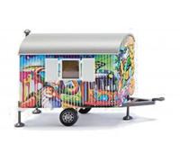 Wiking 65609 Caravana Con Graffiti, HO, Nuevo 2025