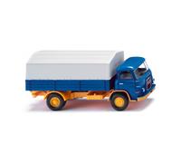 WIKING H0 1:87 041102 - Carro de Batalla (Man 415) - Azul/Amarillo Melón Nuevo