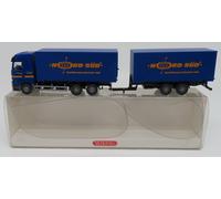 WIKING Ho 1/87 Camión Mercedes Actros 2540 Remolque Norte Sur XXL #5990341 Box