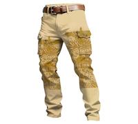 Wiking - Pantalones cargo para hombre, diseño medieval nórdico, varios